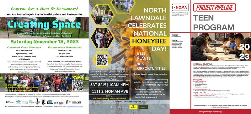 Fliers from Doug's programming work