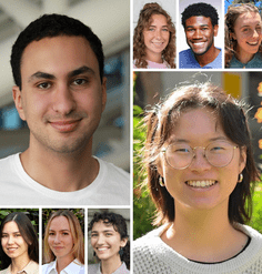 Headshots of the 2 LAF National Olmsted Scholar winners and 6 finalists