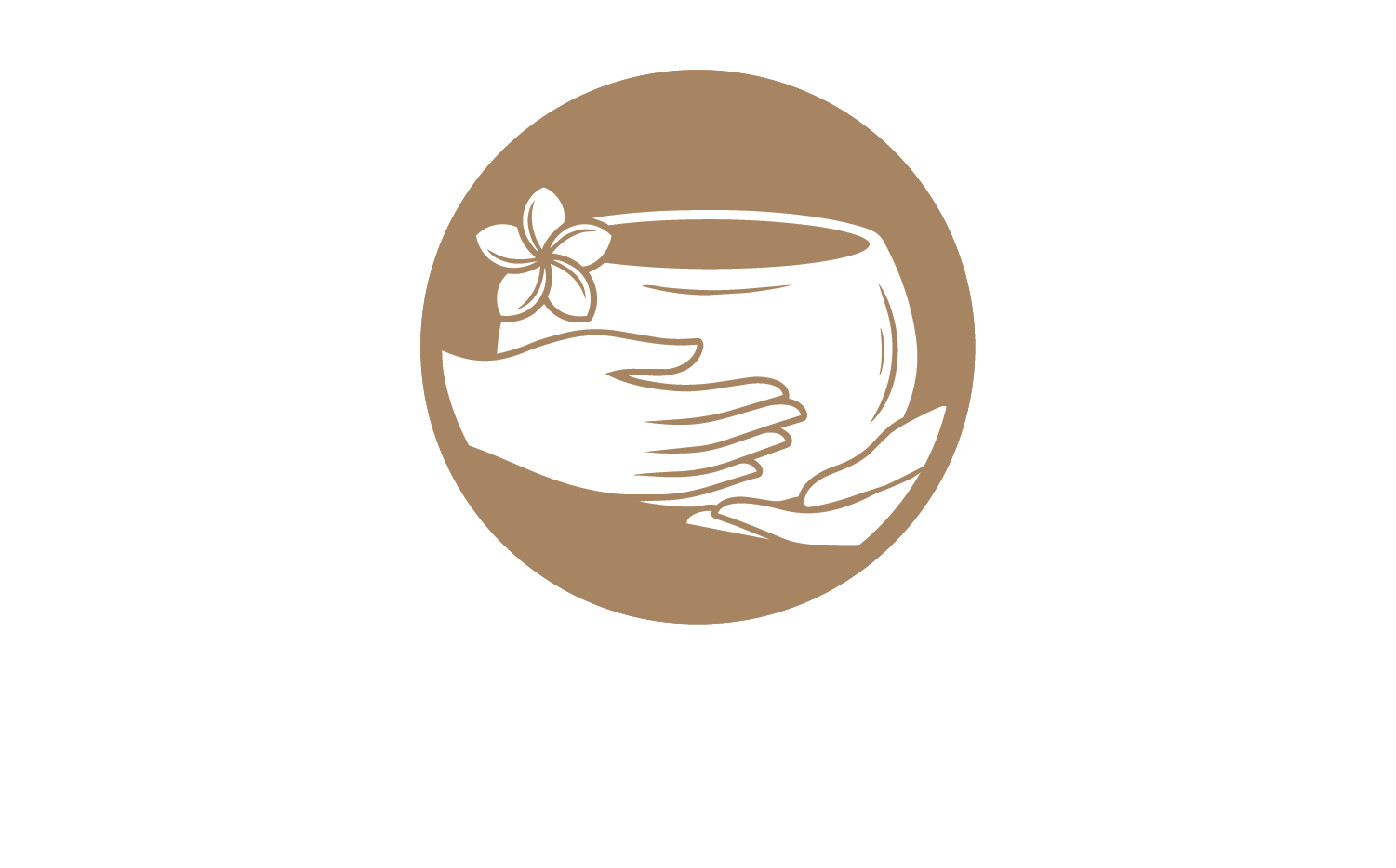 White gold Stewardship Sangha Logo